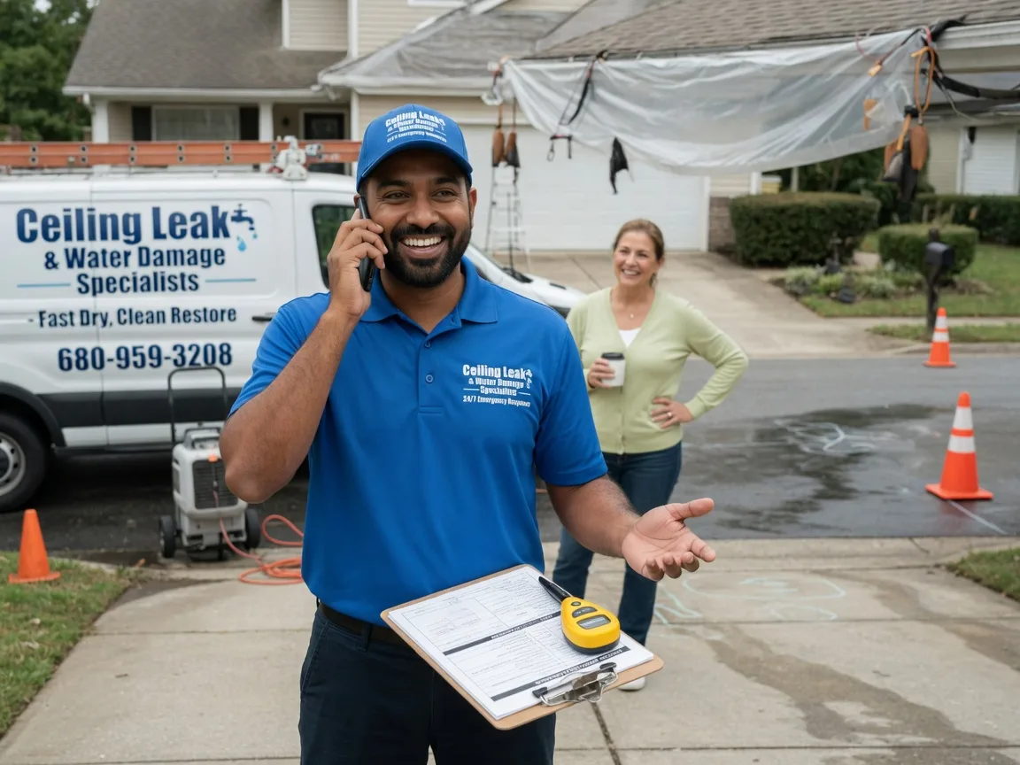 Ceiling Leak Cleanup Horner, WV FAQs
